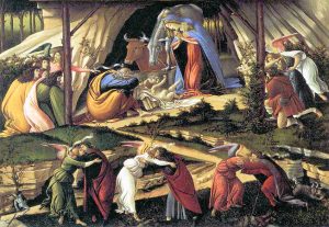 Natività Mistica, Botticelli, (particolare)